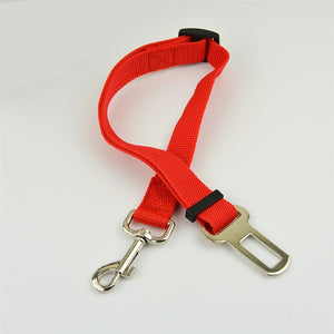 Pet Dog Cat Car Seat Belt Adjustable Harness Seatbelt Lead Leash for Small Medium Dogs Travel Clip Pet Supplies 5 Color