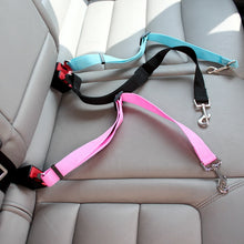 Load image into Gallery viewer, Pet Dog Cat Car Seat Belt Adjustable Harness Seatbelt Lead Leash for Small Medium Dogs Travel Clip Pet Supplies 5 Color