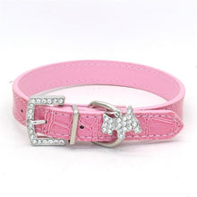 Load image into Gallery viewer, 1PCS Crystal Pendant Pet Dog Collar Puppy Cat Pet Buckle Dogs Leads Neck Strap Animal Pet Accessories Dog Leash