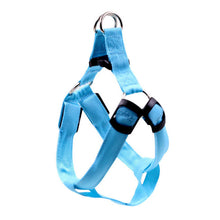 Load image into Gallery viewer, PET Nylon LED Dog Harness Pet Cat Dog Collar Harness Vest Safety Lighted Dog Harness Pet Dogs Luminous Fluorescent Collars