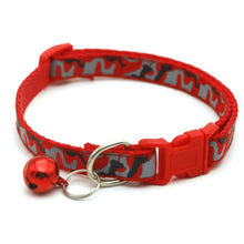 Load image into Gallery viewer, 2019 Cat Dog Collar With Bell Camo Camouflage Printed Neck Strap Polyester Adjustable Puppy Animal Dog Leash Safety Dog Supplies
