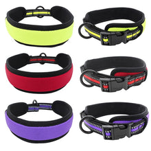 Load image into Gallery viewer, Adjustable Nylon Dog Collars Mesh Padded Reflective Collar For Dog Training Outdoor Comfortable Pet Dog Necklace