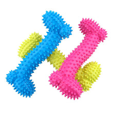 Load image into Gallery viewer, New Rubber Dog Toy with Thorn Bone Rubber Molar Teeth Pet Toy Dog bite Resistant Molar Training Drop Ship