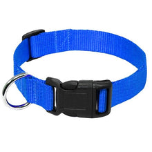 Load image into Gallery viewer, Nylon Webbing Dog Collar Heavy Duty Clip Buckle Pet Collar for Small Medium Dogs Chihuahua Dog Red Black Blue Purple 20